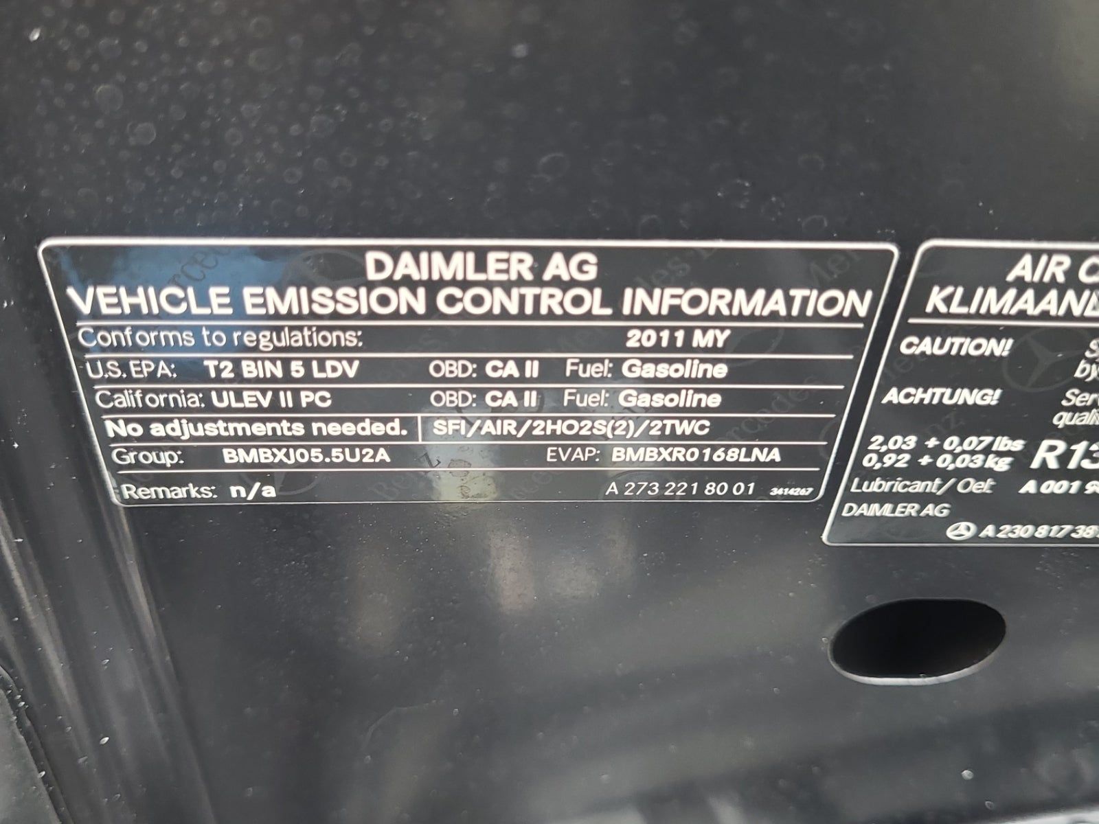 2011 Mercedes-Benz SL-Class SL 550 RWD