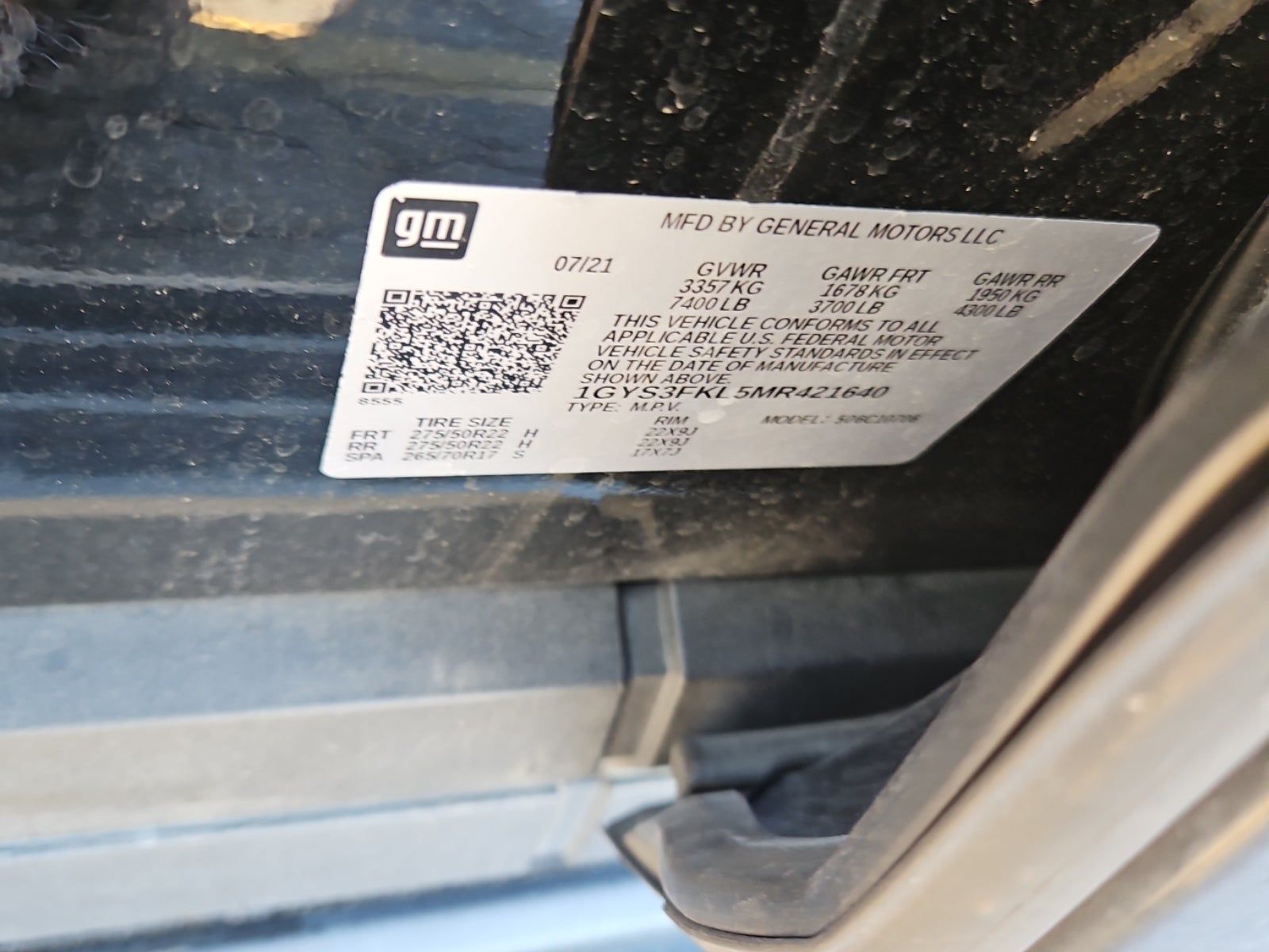 2021 Cadillac Escalade Sport RWD