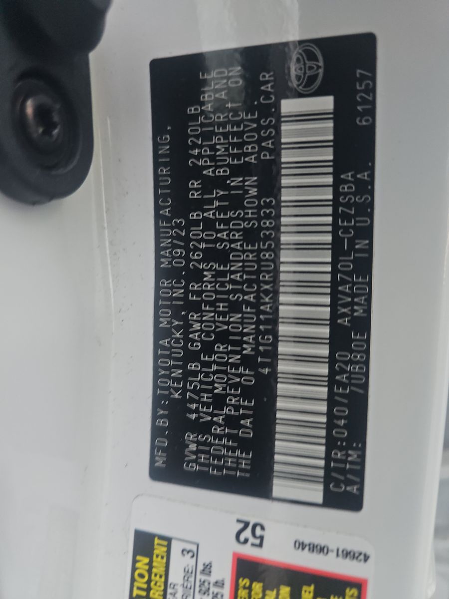 2024 Toyota Camry SE FWD