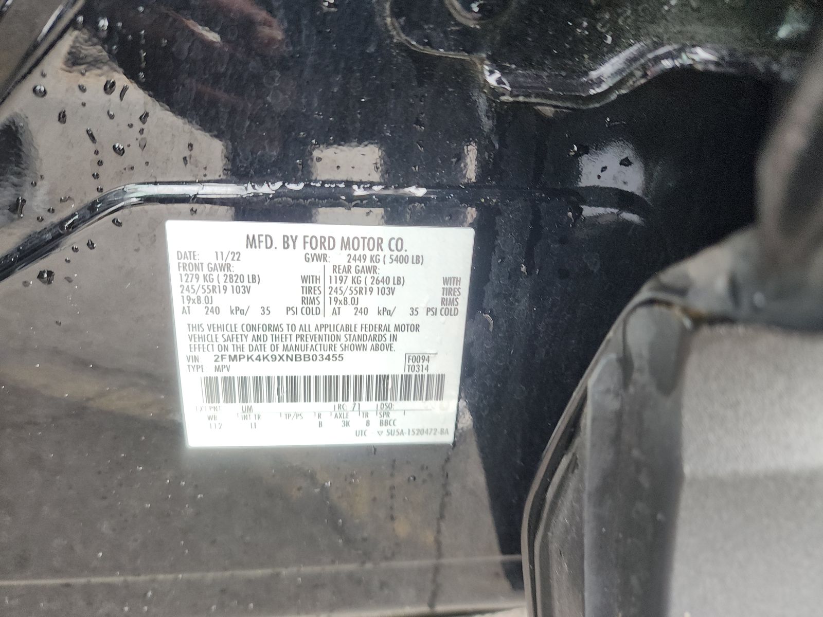 2022 Ford Edge Titanium AWD