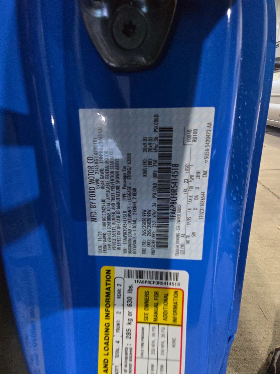 2024 Ford Mustang GT Premium FWD