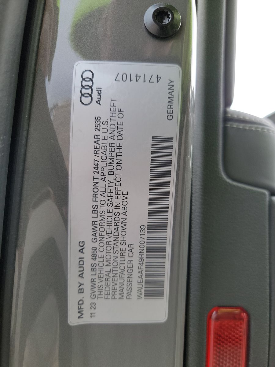 2024 Audi A4 S line Premium Plus AWD