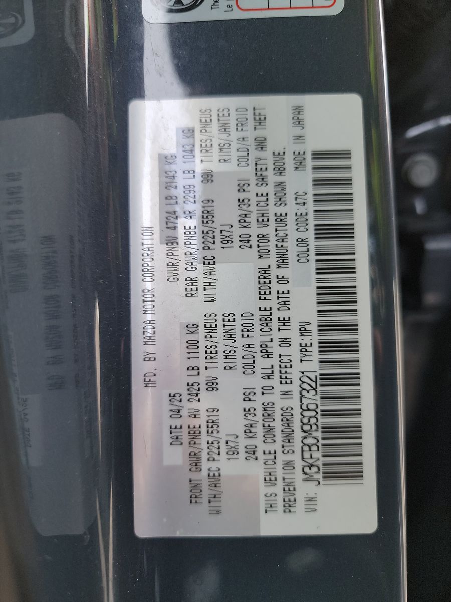 2025 MAZDA CX-5 2.5 S Carbon Edition AWD