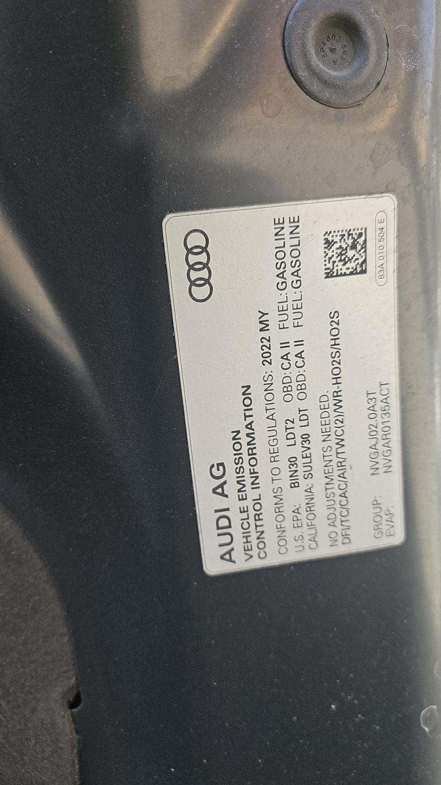 2022 Audi Q3 2.0T S line Premium AWD