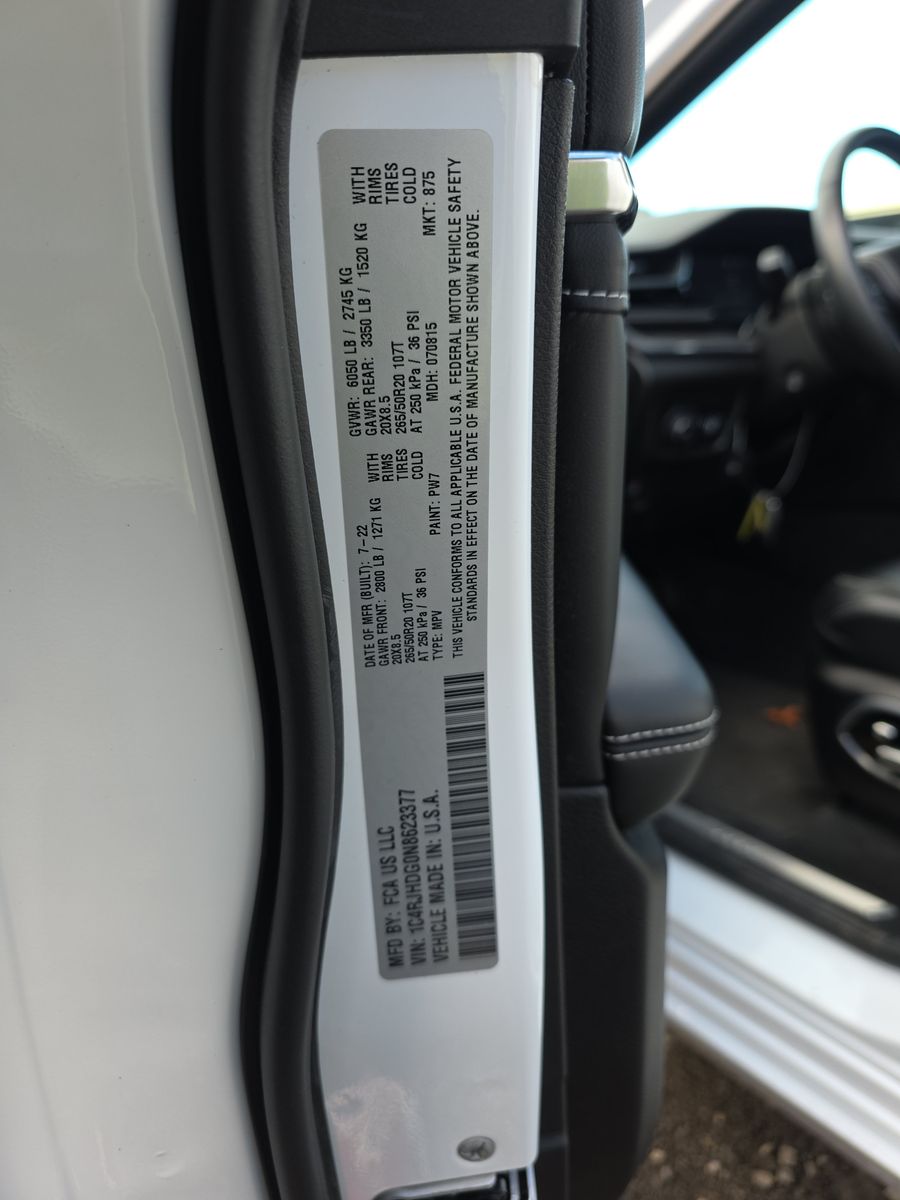 2022 Jeep Grand Cherokee Overland AWD