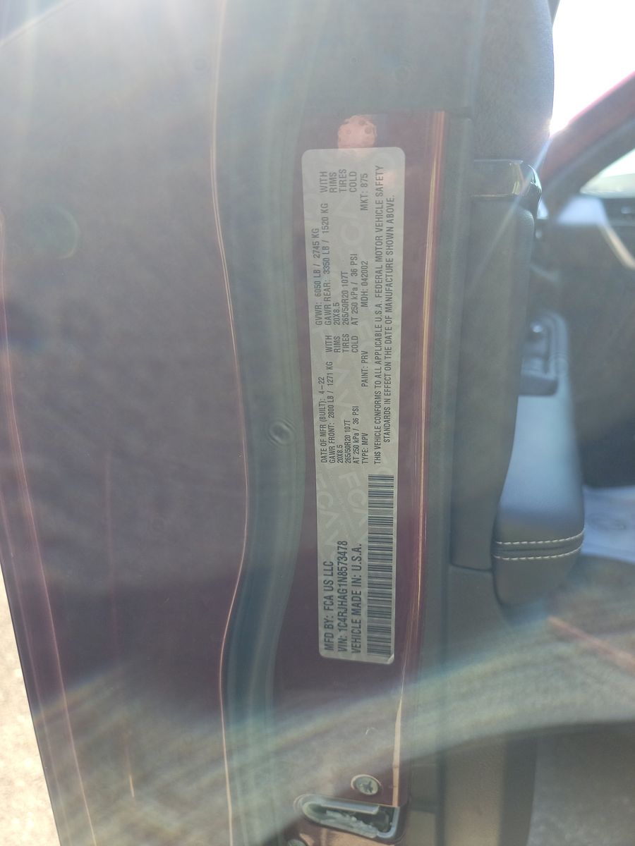 2022 Jeep Grand Cherokee Altitude AWD