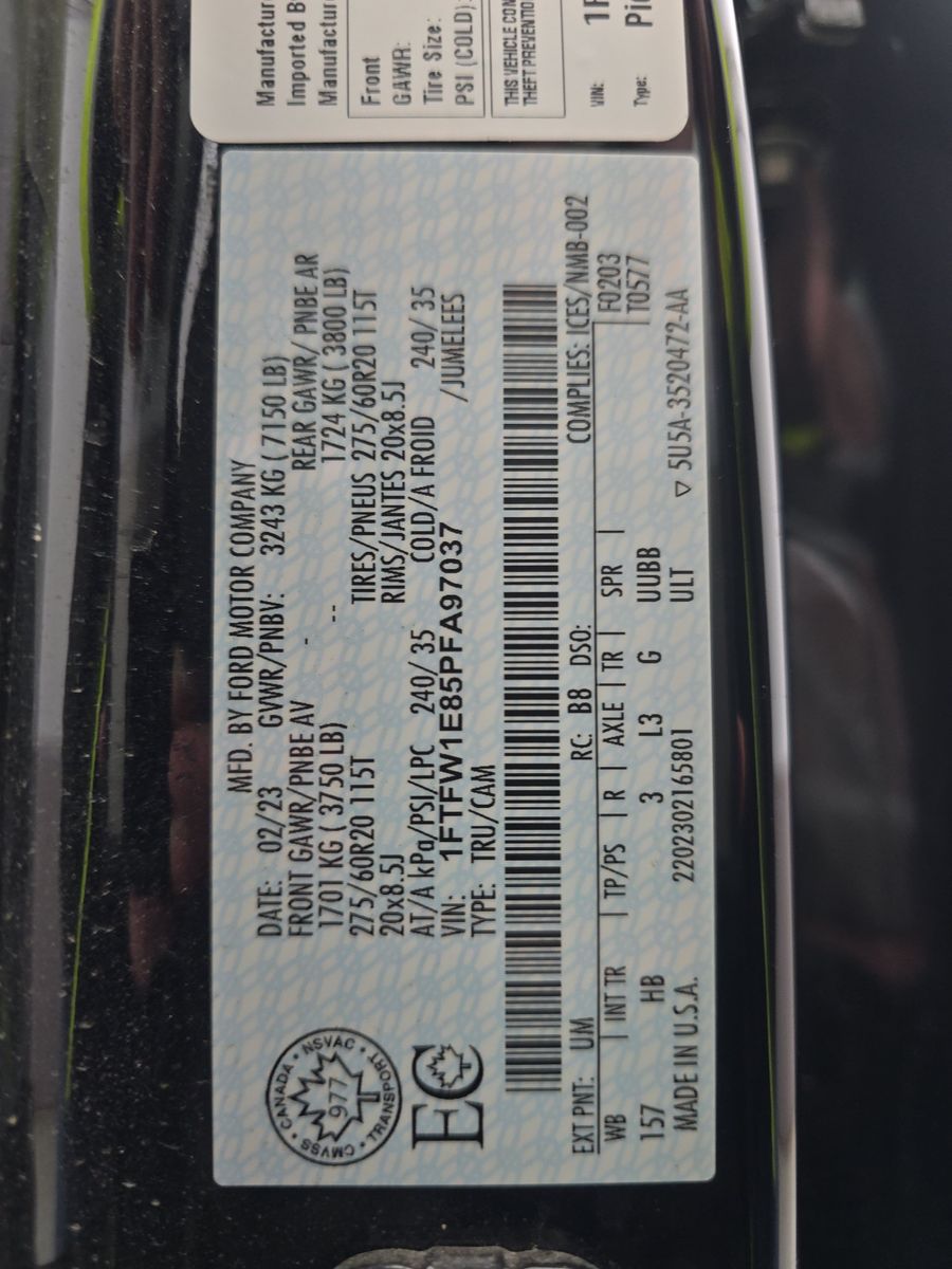 2023 Ford F-150 Lariat AWD