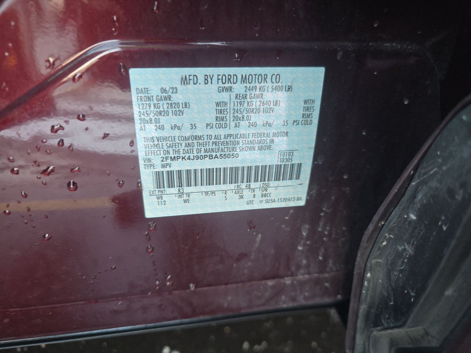 2023 Ford Edge ST-Line AWD