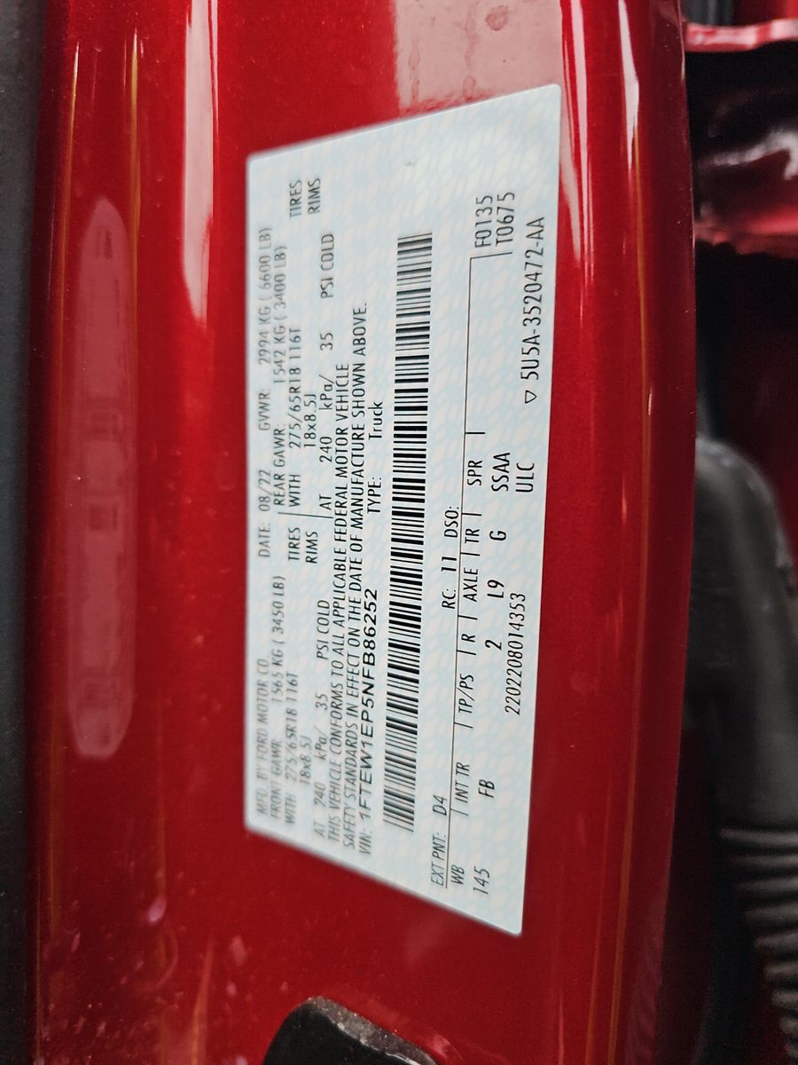 2022 Ford F-150 XLT AWD