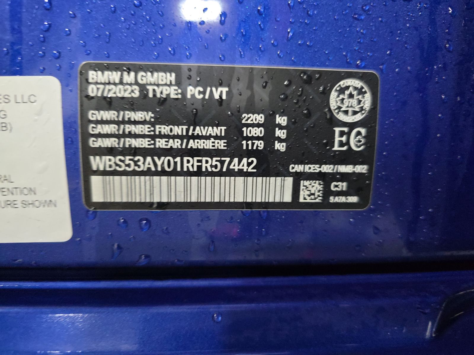 2024 BMW M3 Base RWD