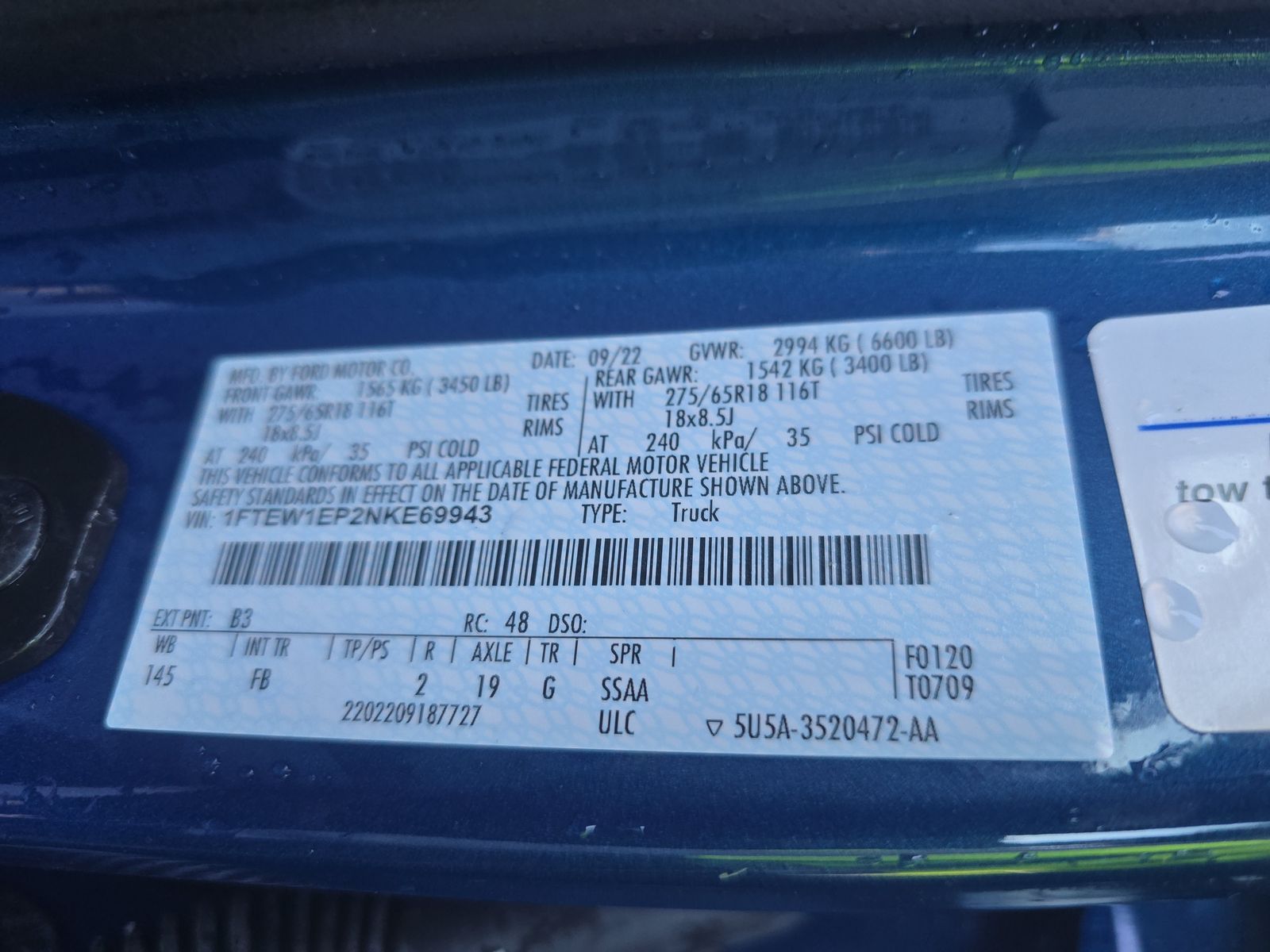 2022 Ford F-150 XLT AWD