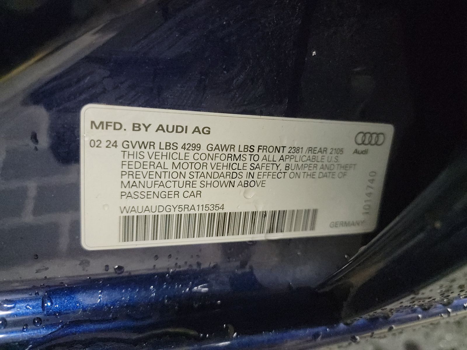 2024 Audi A3 2.0T Premium FWD