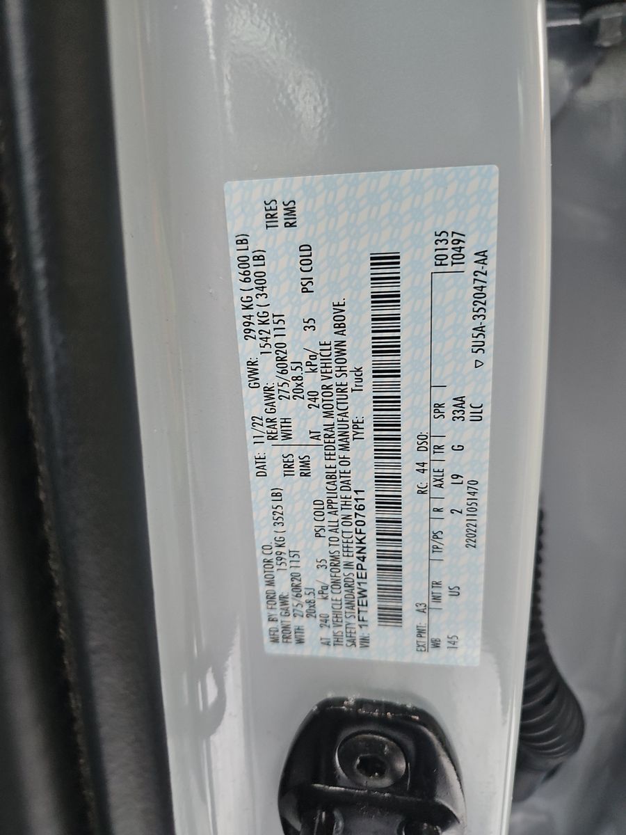 2022 Ford F-150 XLT AWD