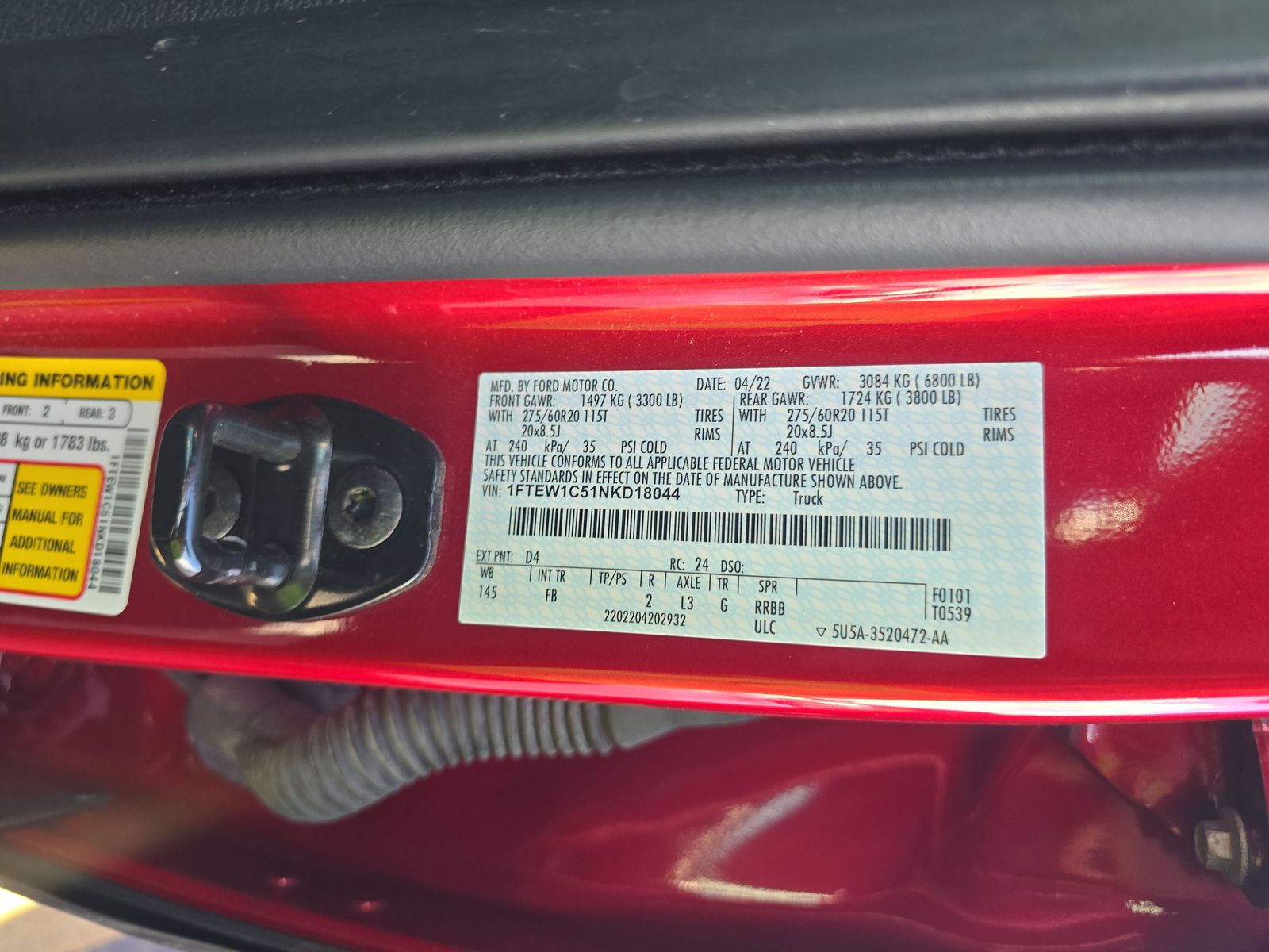 2022 Ford F-150 XLT RWD