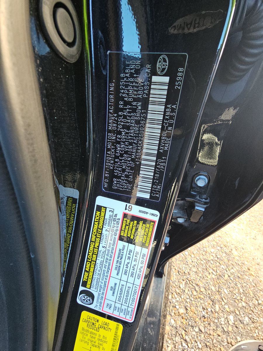 2025 Toyota Camry LE FWD