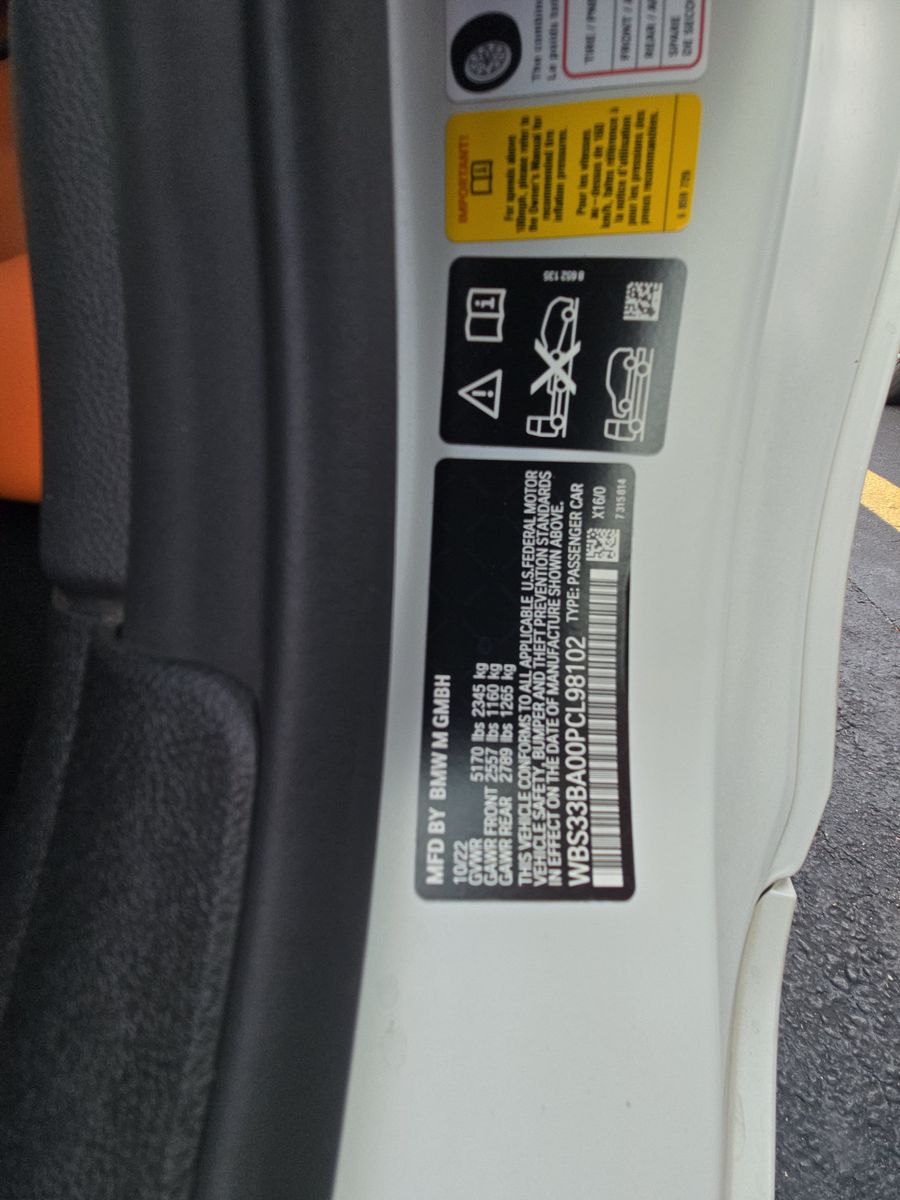 2023 BMW M4 Competition xDrive AWD