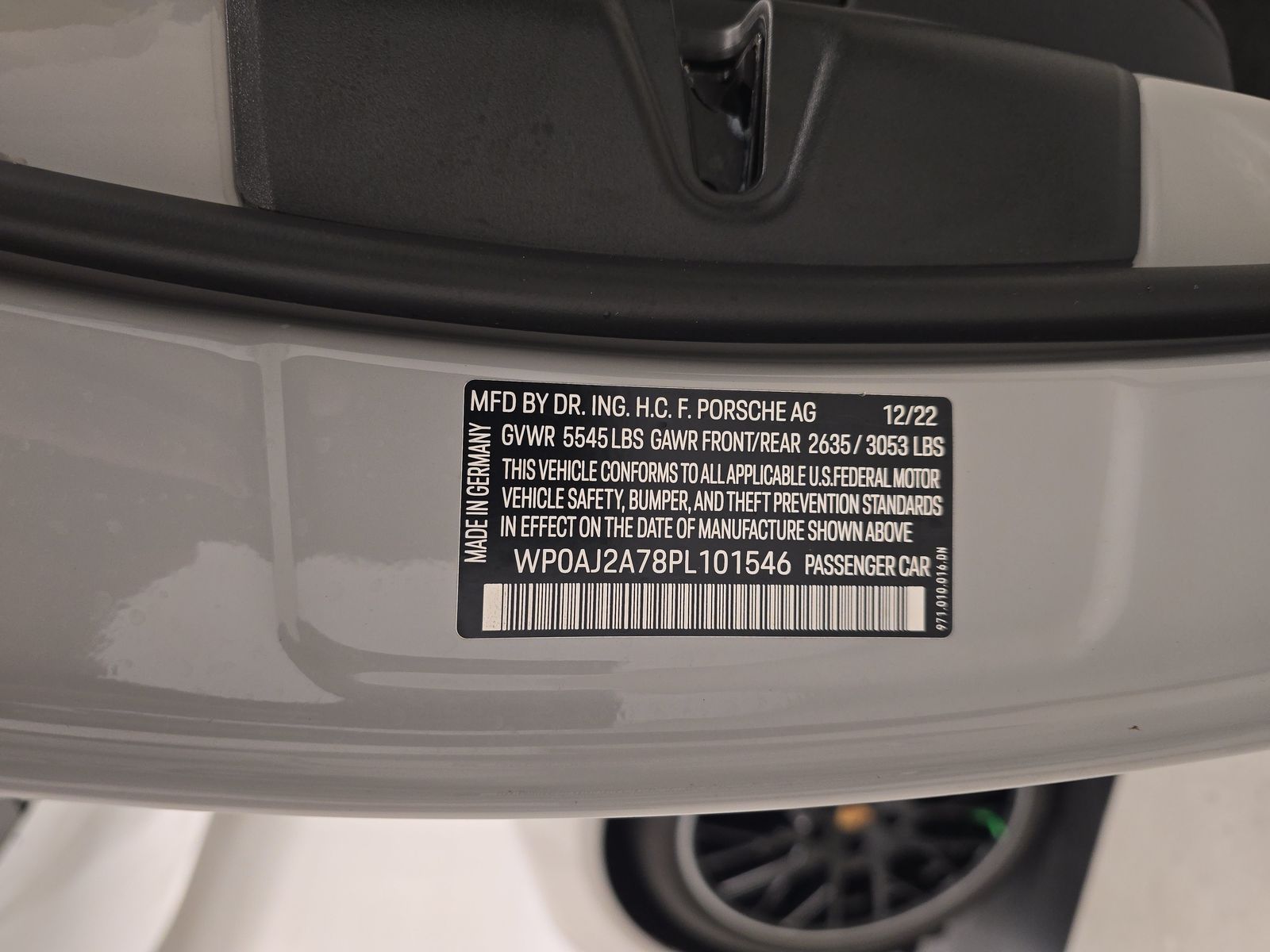 2023 Porsche Panamera Platinum Edition RWD