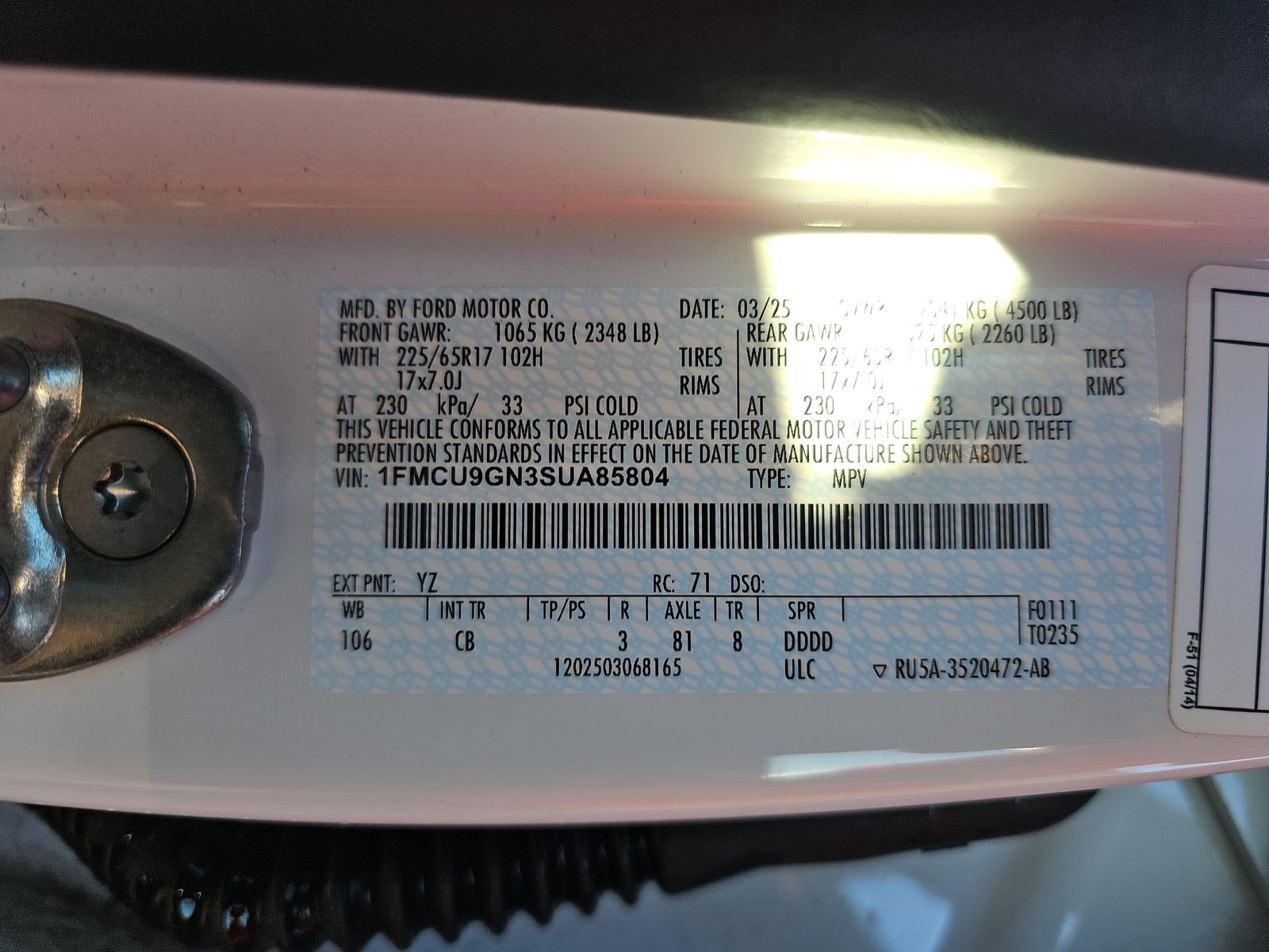 2025 Ford Escape Active AWD