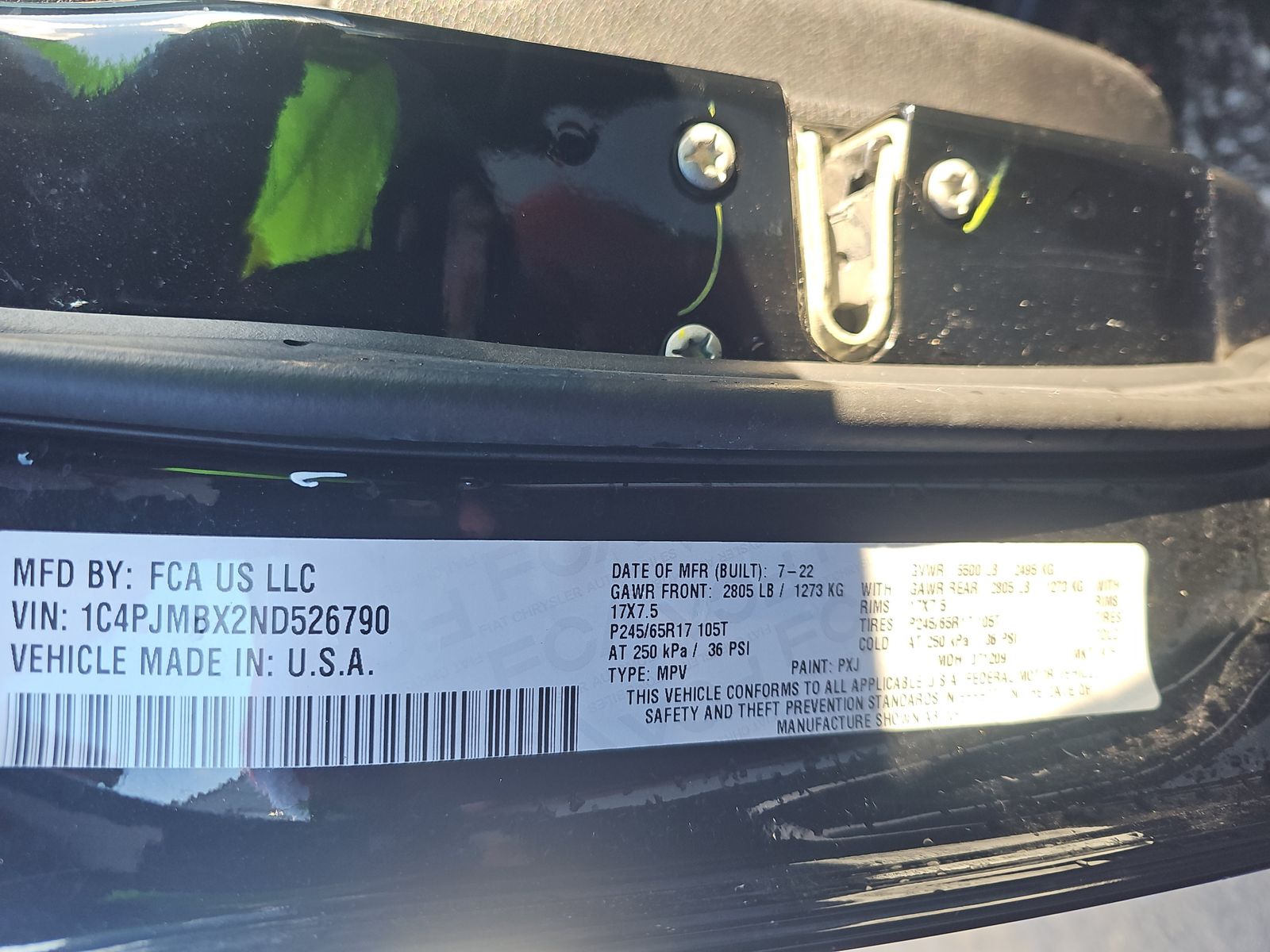 2022 Jeep Cherokee Trailhawk AWD