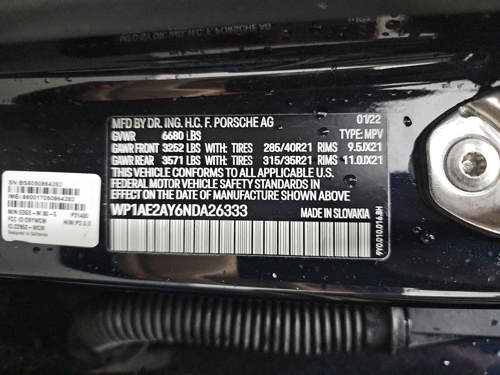 2022 Porsche Cayenne E-Hybrid AWD