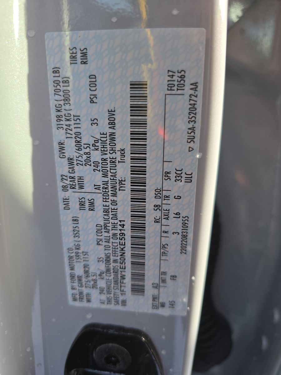 2022 Ford F-150 XLT AWD