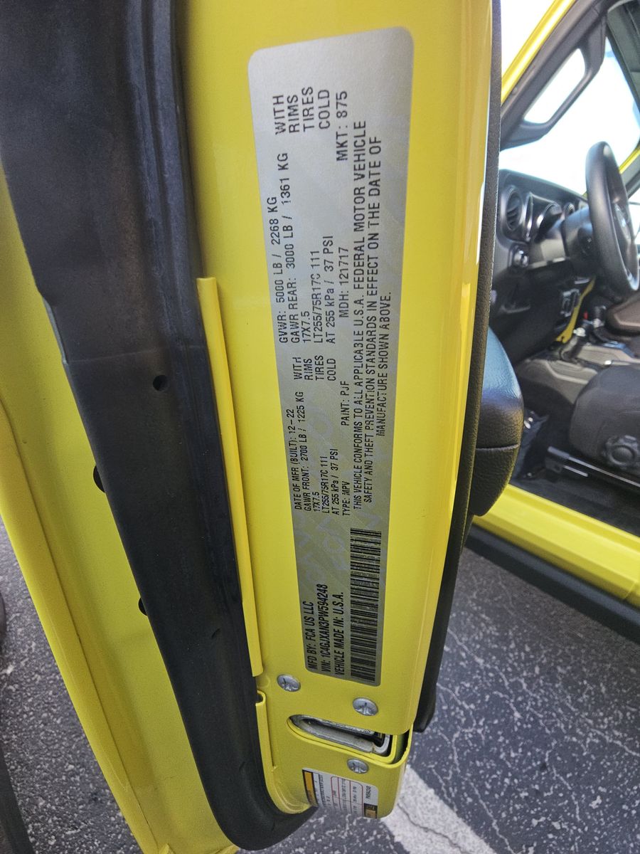 2023 Jeep Wrangler Willys Sport Edition AWD