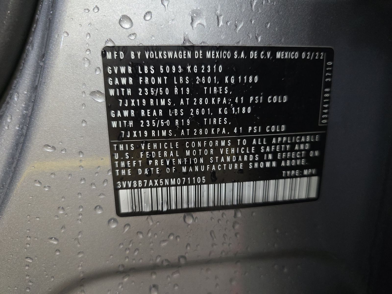 2022 Volkswagen Tiguan 2.0T SE R-Line Black AWD