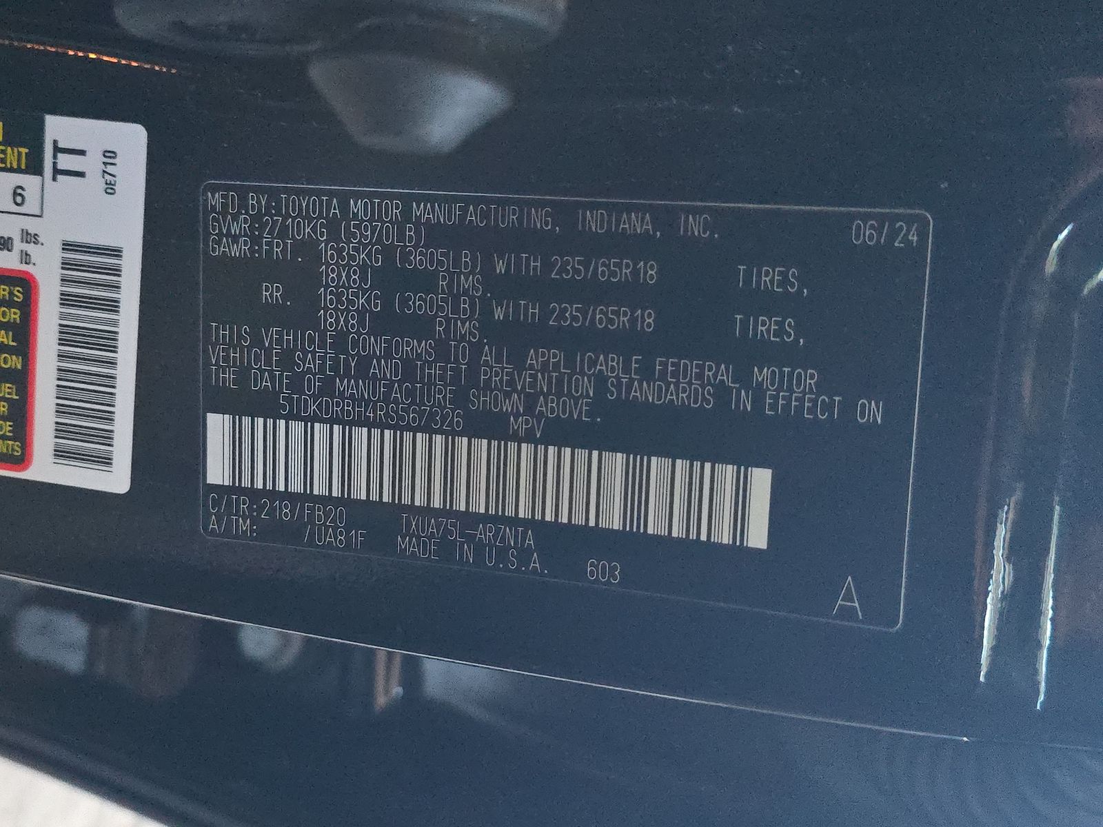 2024 Toyota Highlander LE AWD