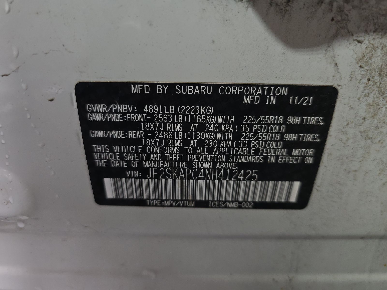 2022 Subaru Forester Limited AWD