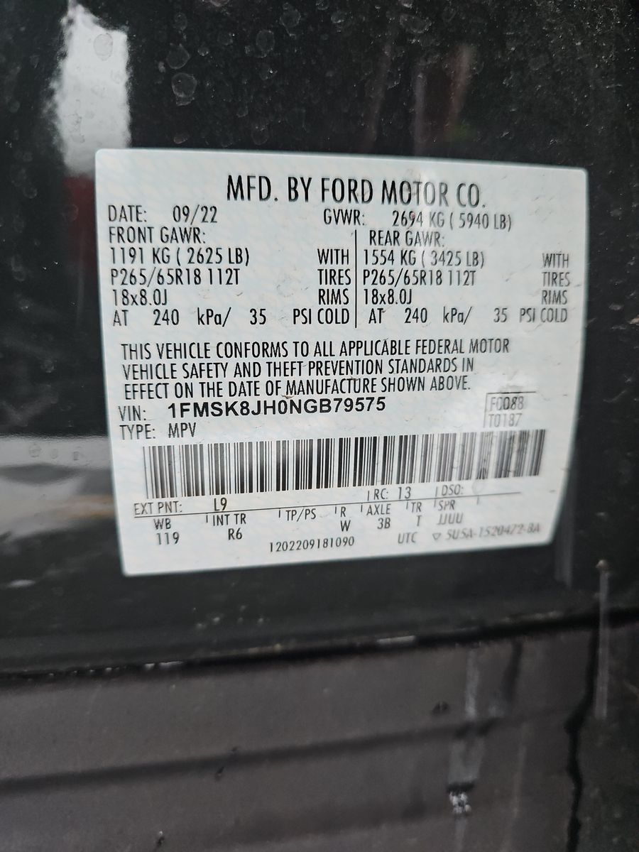 2022 Ford Explorer Timberline AWD