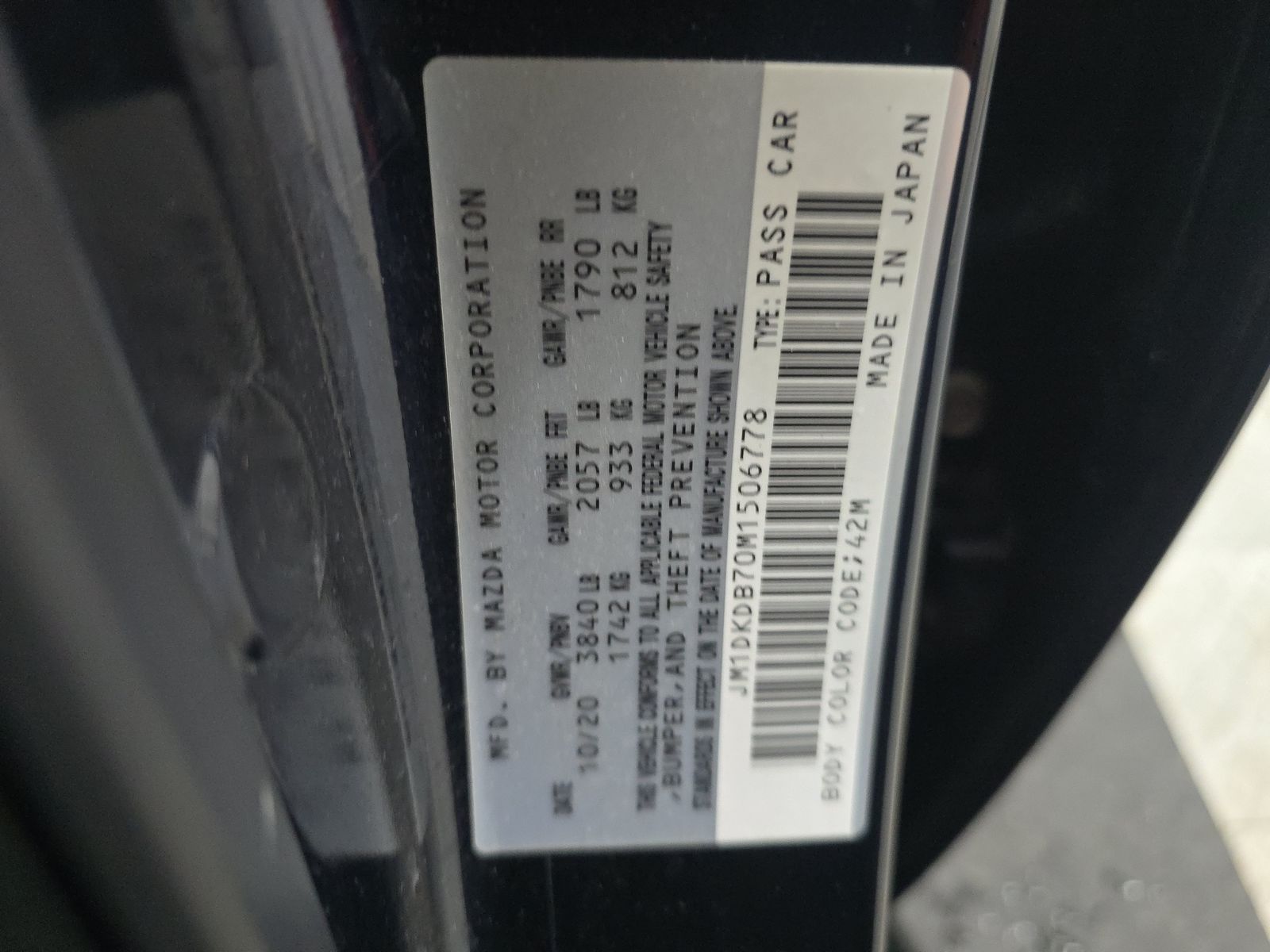 2021 MAZDA CX-3 Sport FWD