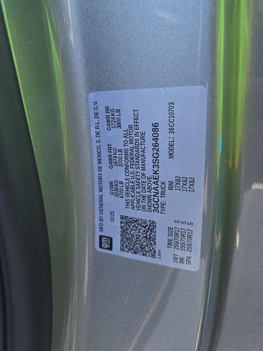 2025 Chevrolet Silverado 1500 Work Truck FWD