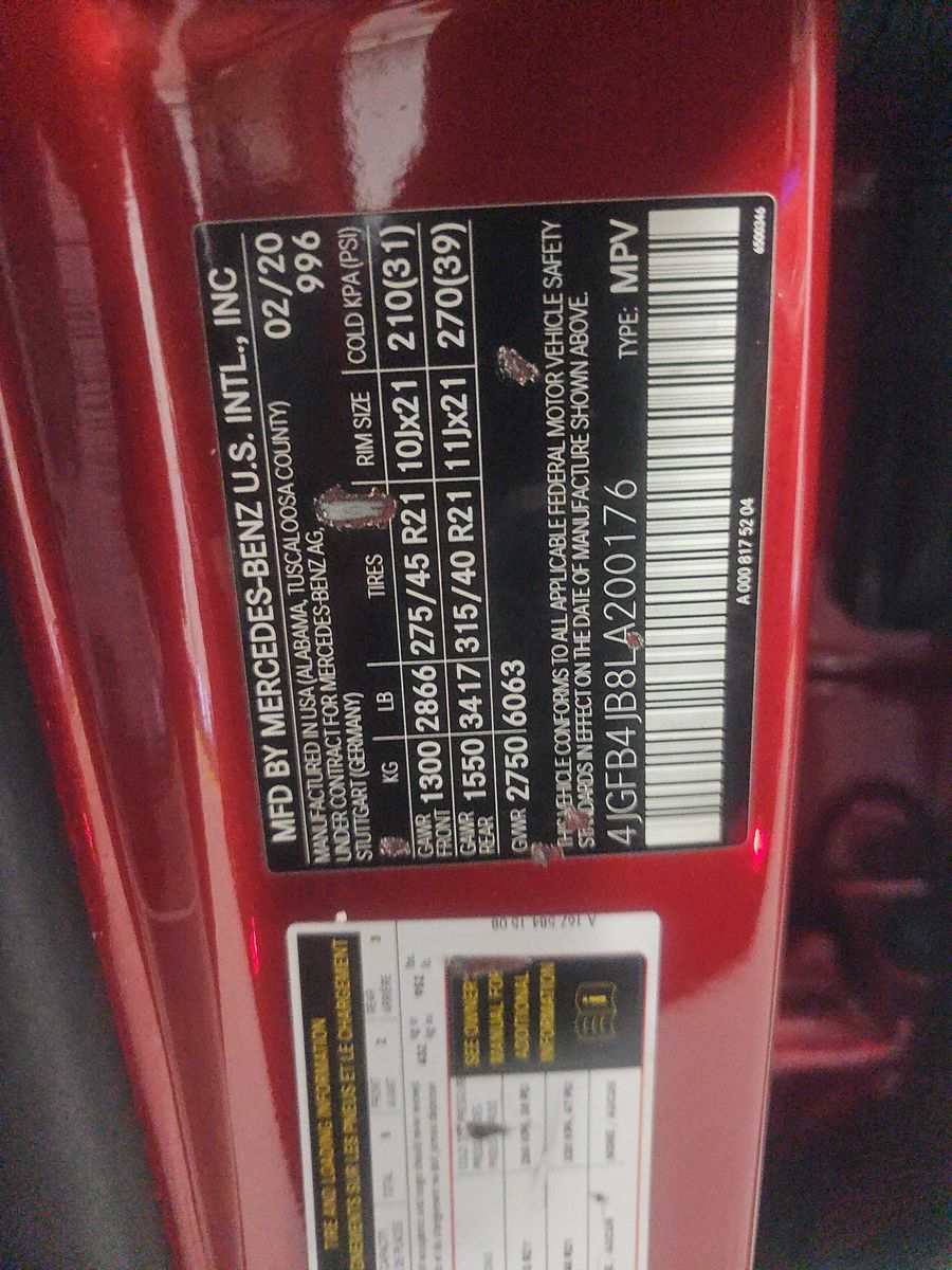 2020 Mercedes-Benz GLE GLE 350 RWD