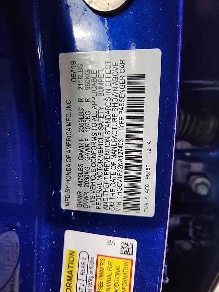 2019 Honda Accord Sport FWD