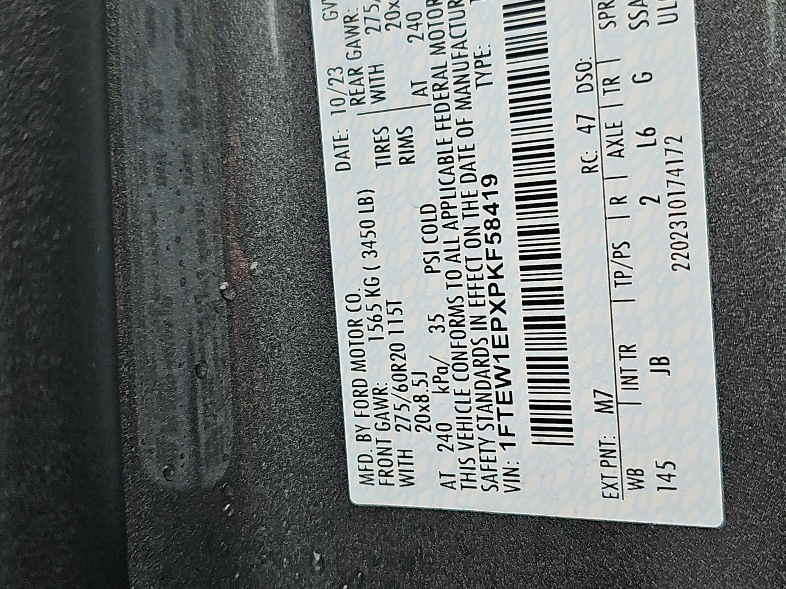 2023 Ford F-150 XL AWD