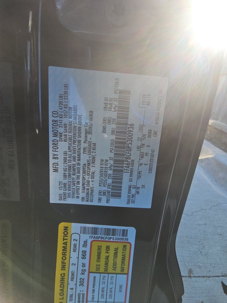 2023 Ford Mustang GT Premium RWD