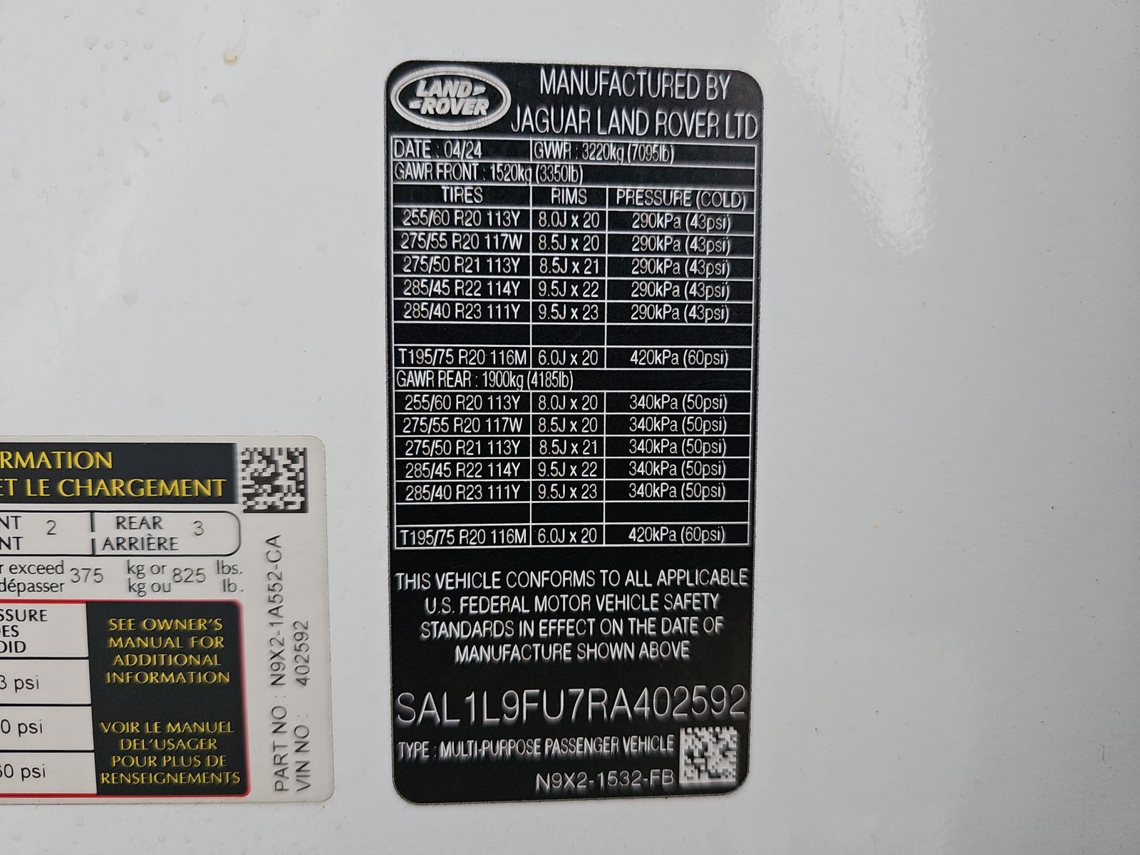 2024 Land Rover Range Rover Sport Dynamic SE AWD