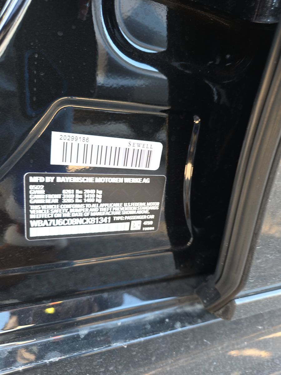 2022 BMW 7 Series M760i xDrive AWD