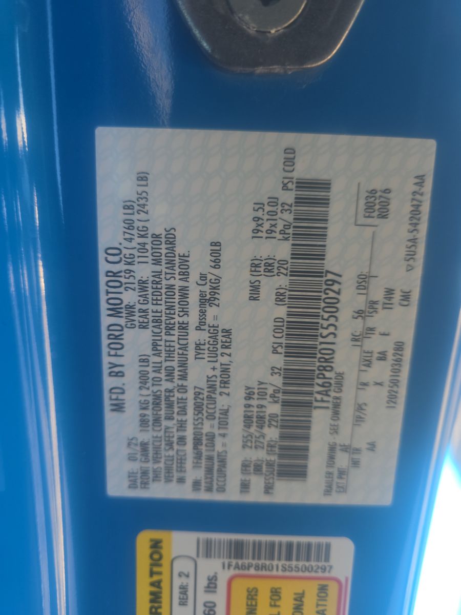 2025 Ford Mustang Dark Horse RWD