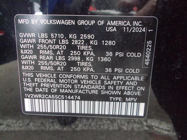 2025 Volkswagen Atlas 2.0T SE FWD