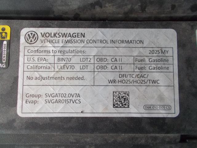 2025 Volkswagen Atlas 2.0T SE FWD