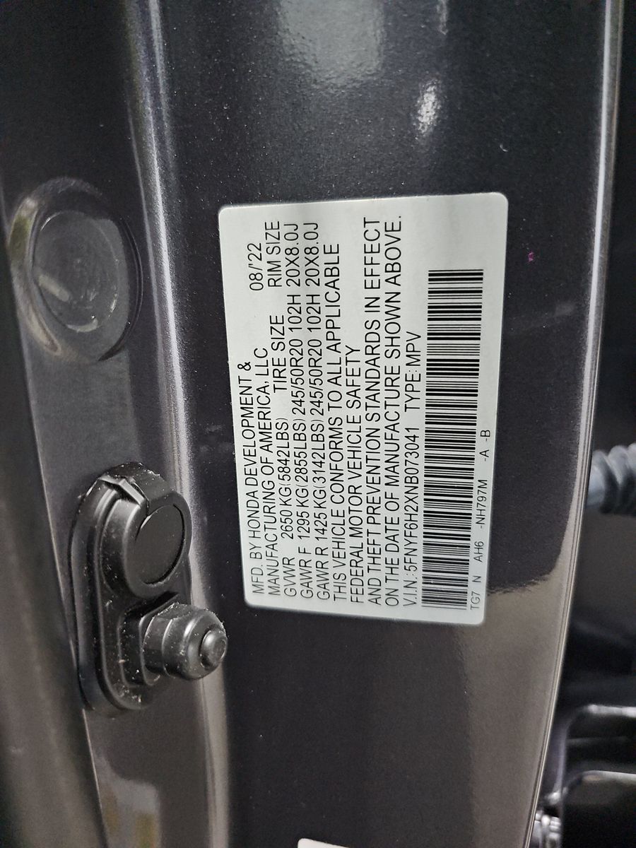 2022 Honda Pilot Special Edition AWD