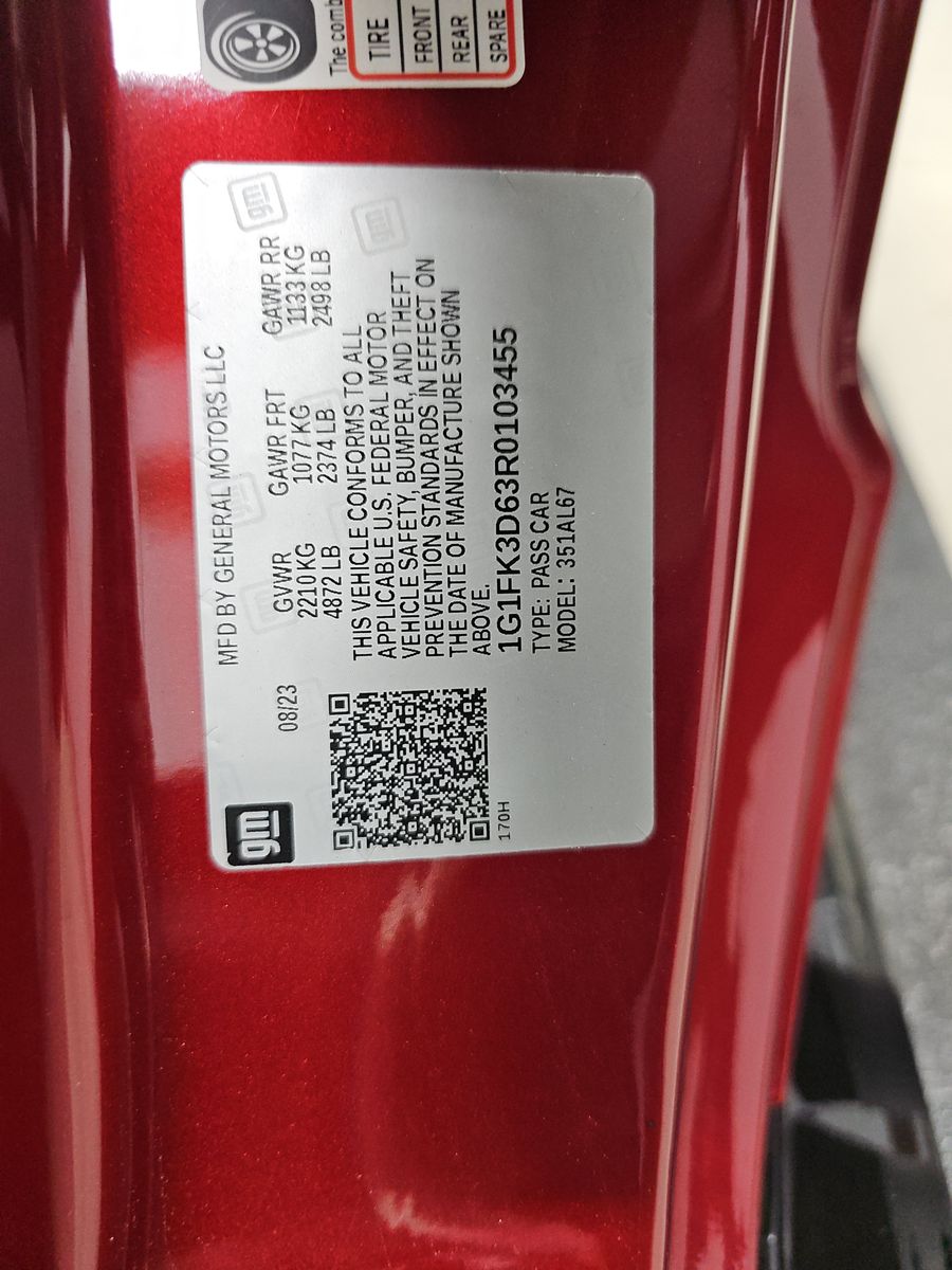 2024 Chevrolet Camaro ZL1 RWD