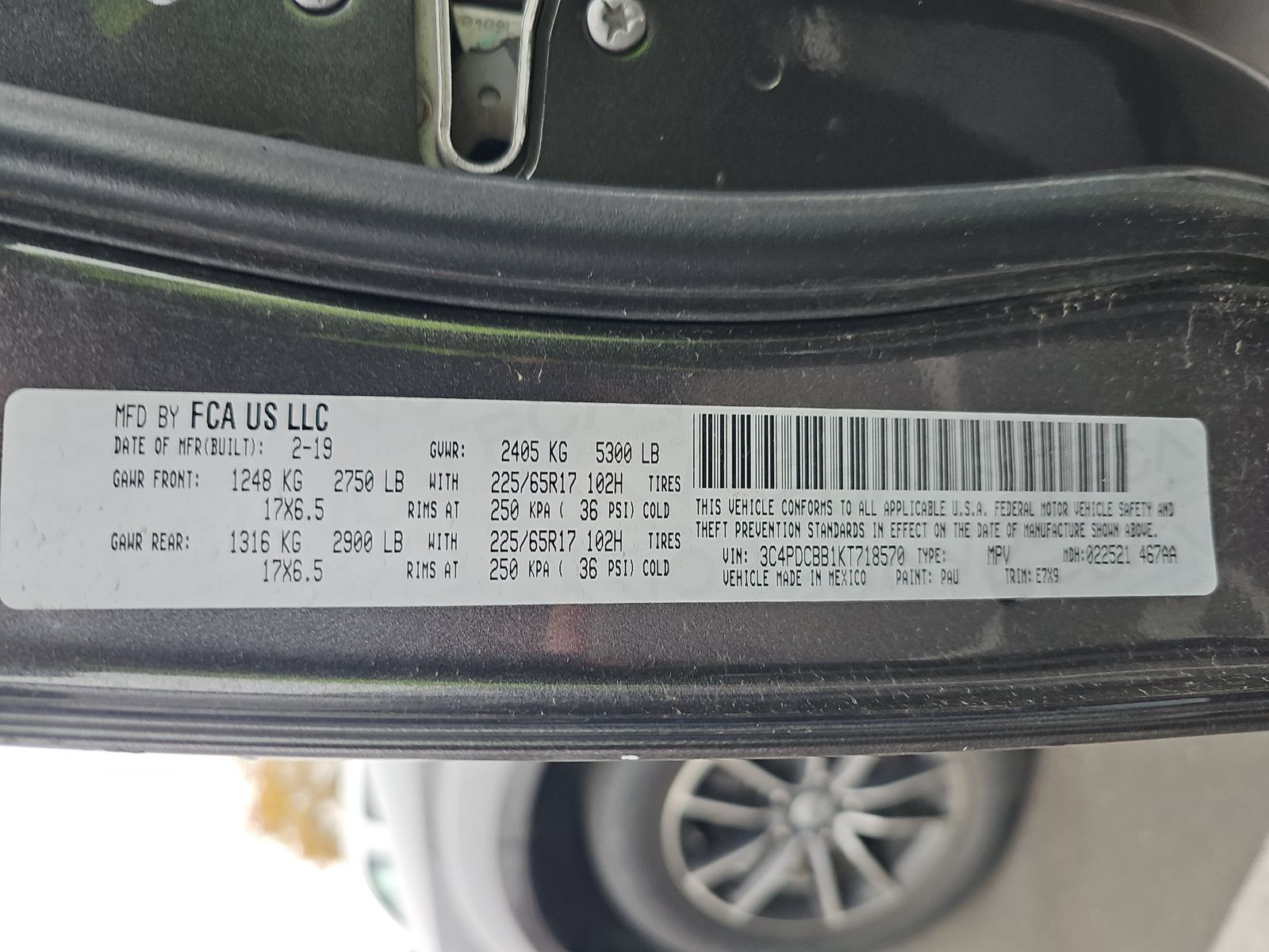 2019 Dodge Journey SE FWD