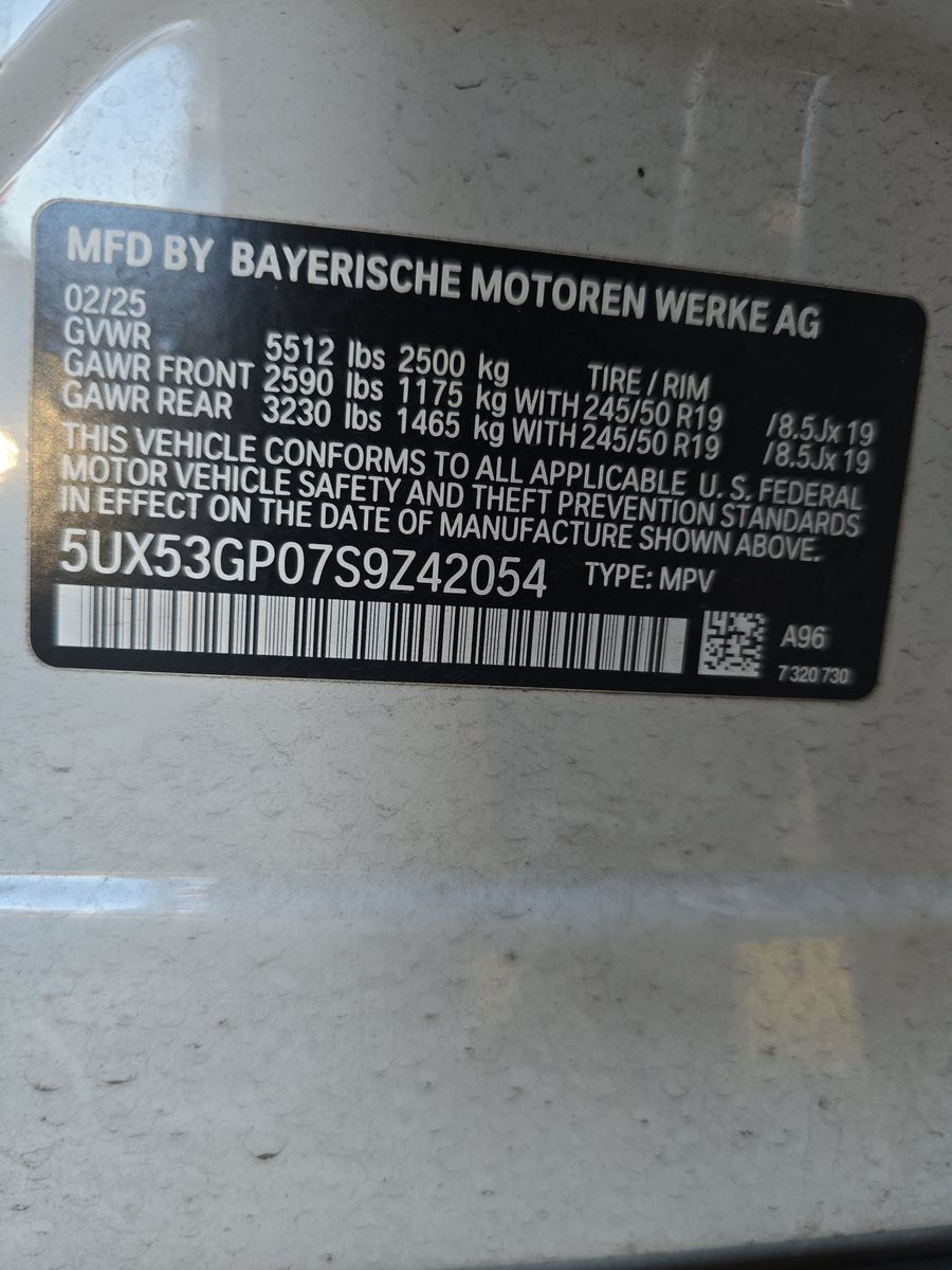 2025 BMW X3 xDrive30i AWD