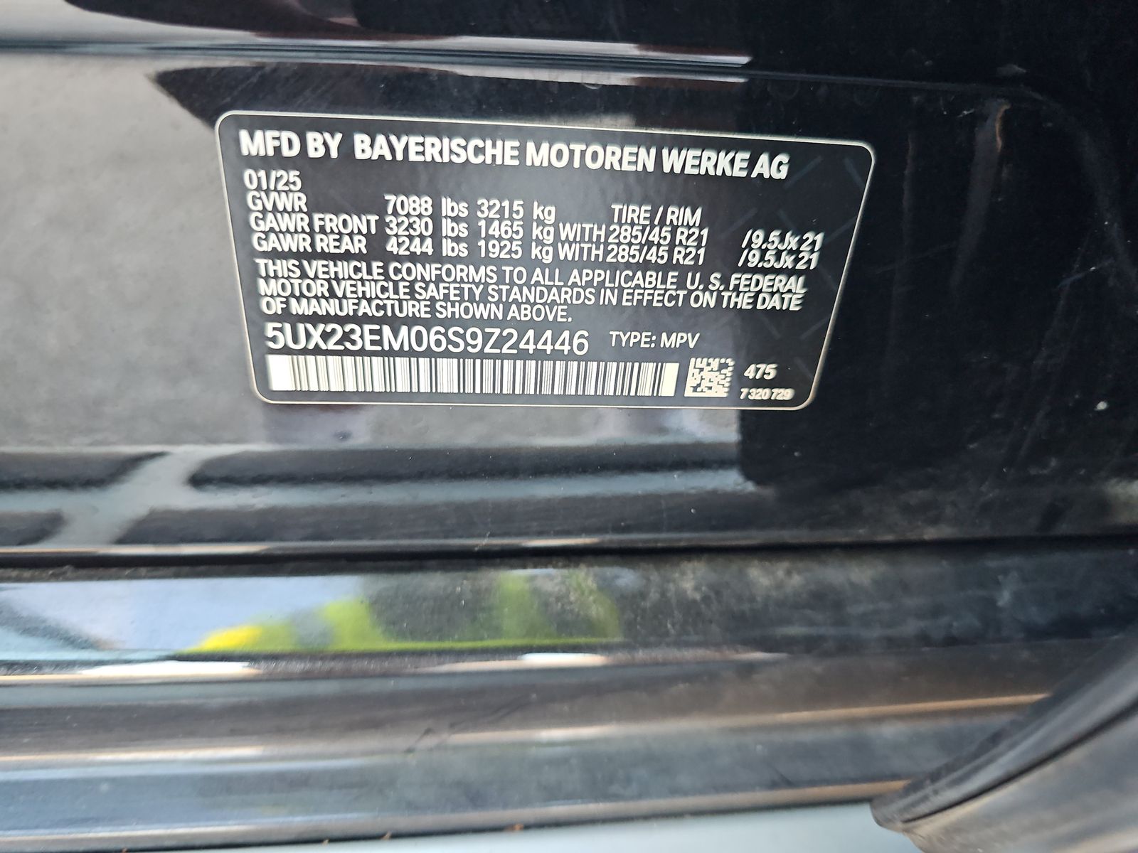 2025 BMW X7 xDrive40i AWD