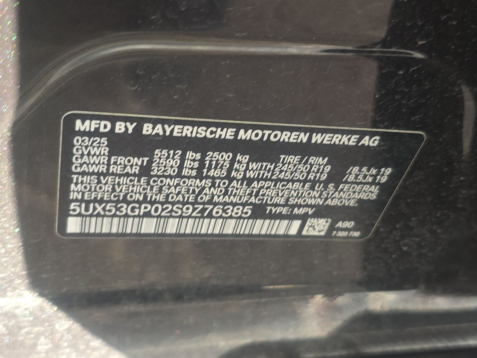 2025 BMW X3 xDrive30i AWD