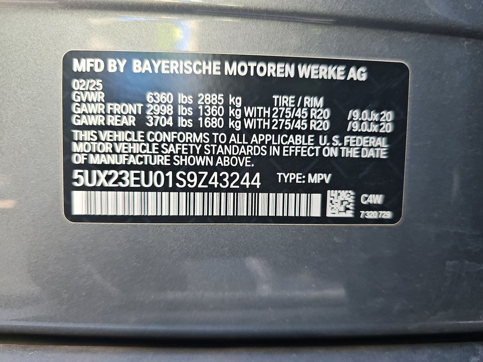 2025 BMW X5 xDrive40i AWD