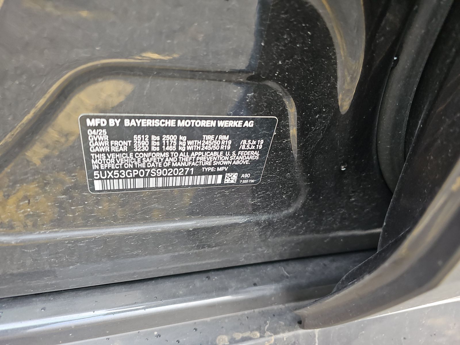 2025 BMW X3 xDrive30i AWD