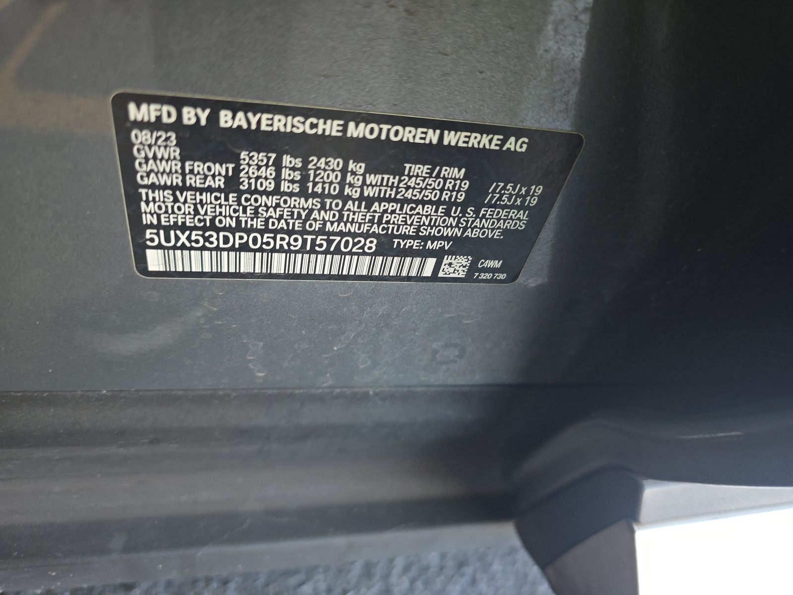 2024 BMW X3 xDrive30i AWD